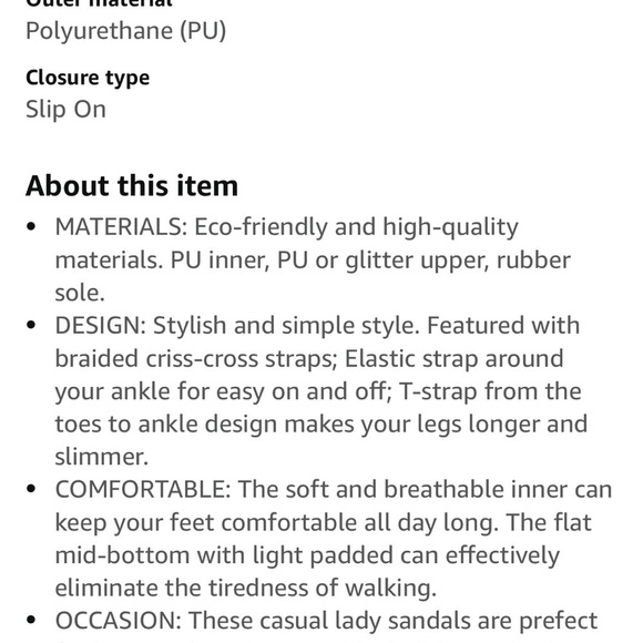 NWT White Braided Sandals Size 10 - Picture 3 of 8